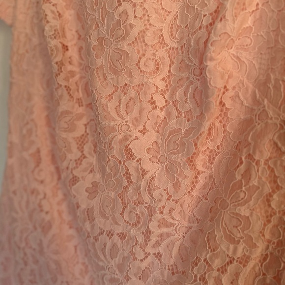 Ralph Lauren Blush Lace Midi Dress - Picture 3 of 6